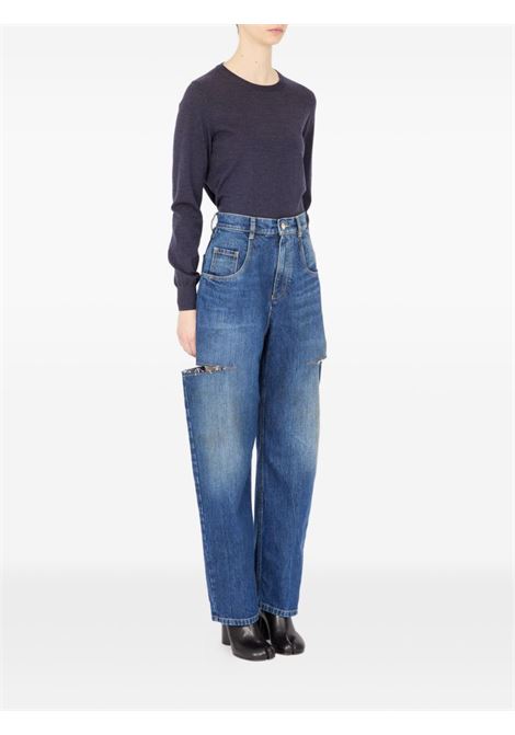 jeans cut-out uomo blu MAISON MARGIELA | S51LA0051 M30016963